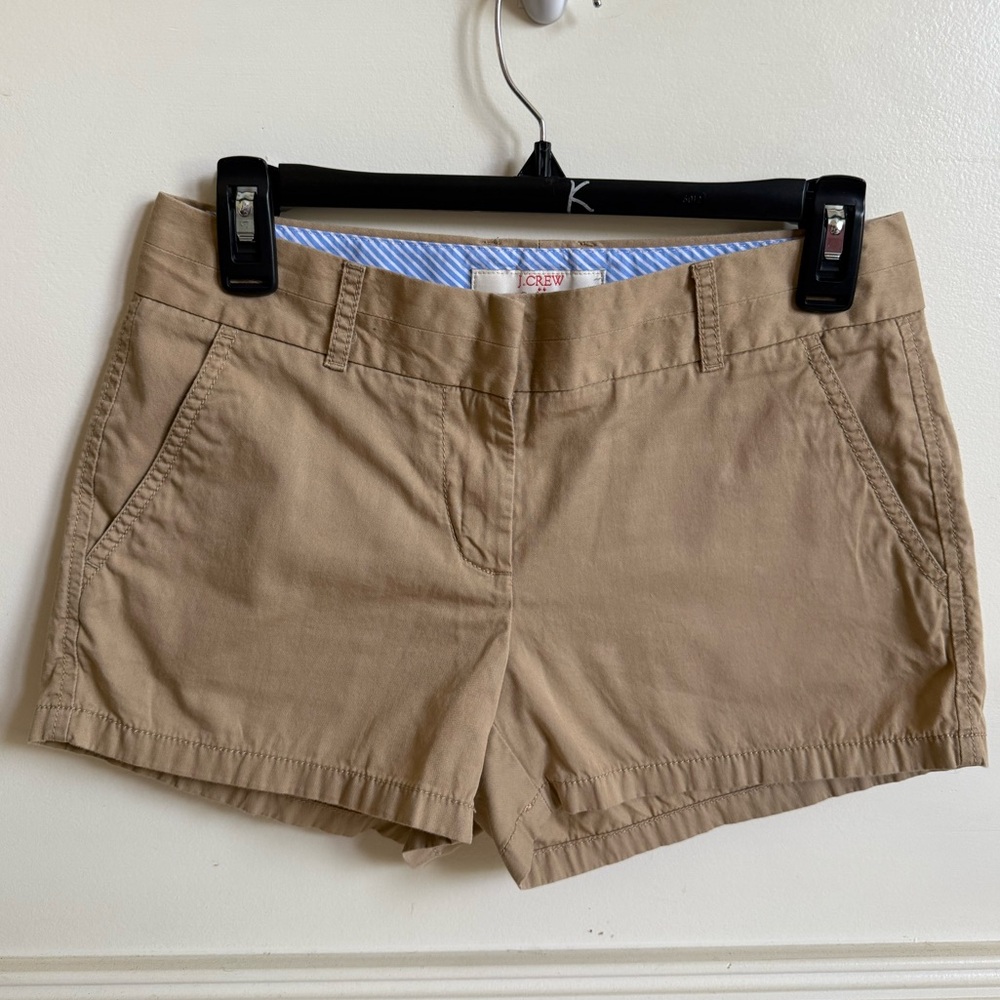 J.‎ Crew Factory 100% Cotton Chino Womens Shorts Size 0